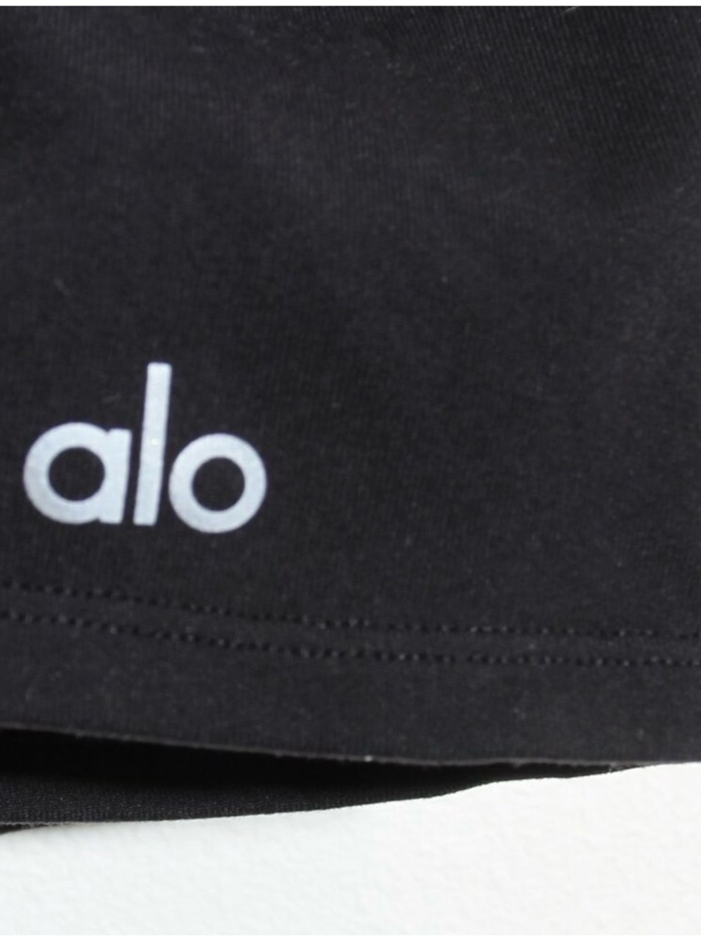 ALO Yoga Airbrush Real Onesie Romper Bodysuit Biker Short Criss Cross Size Small - Picture 8 of 9